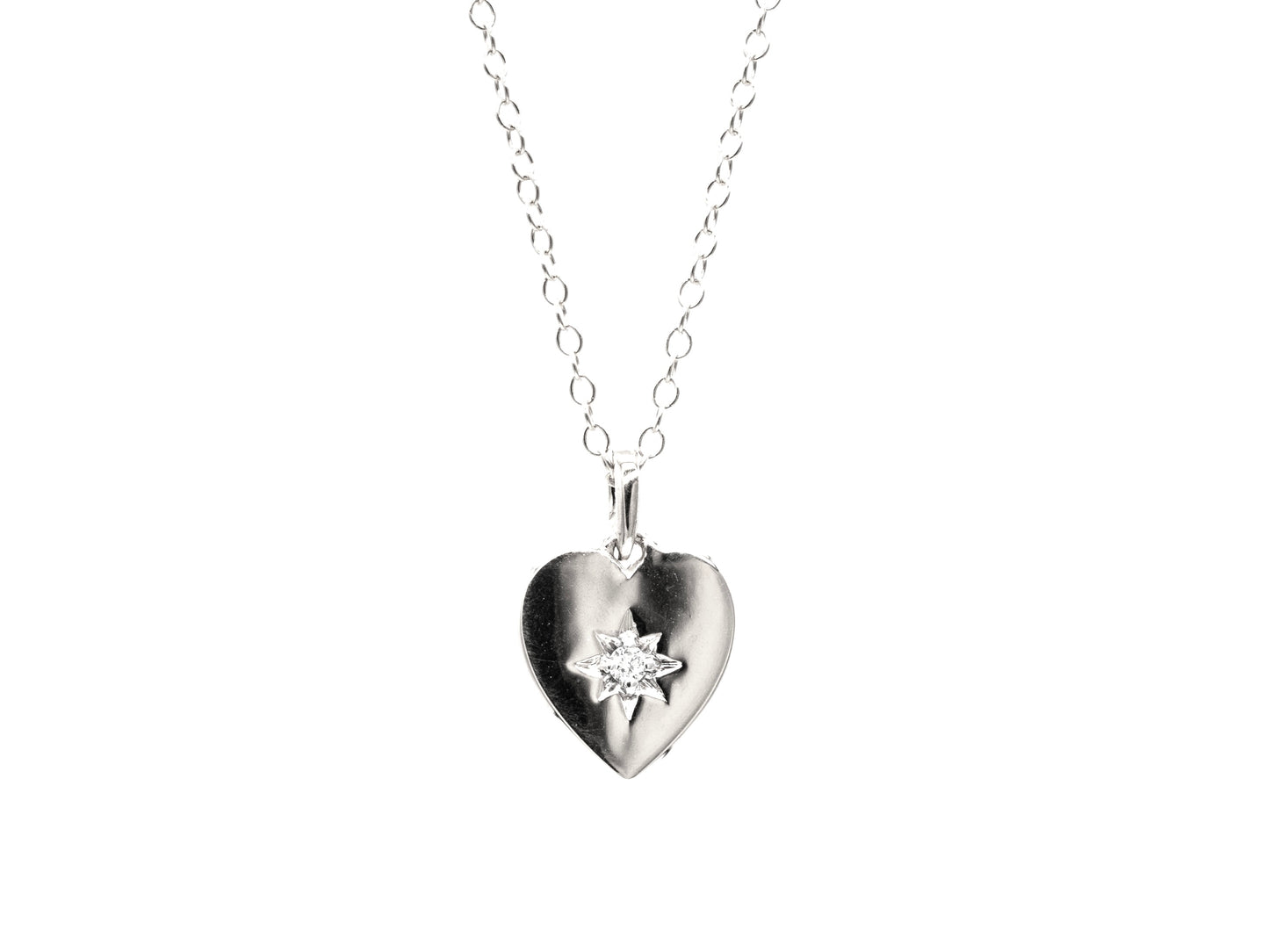 North Star Heart Pendant
