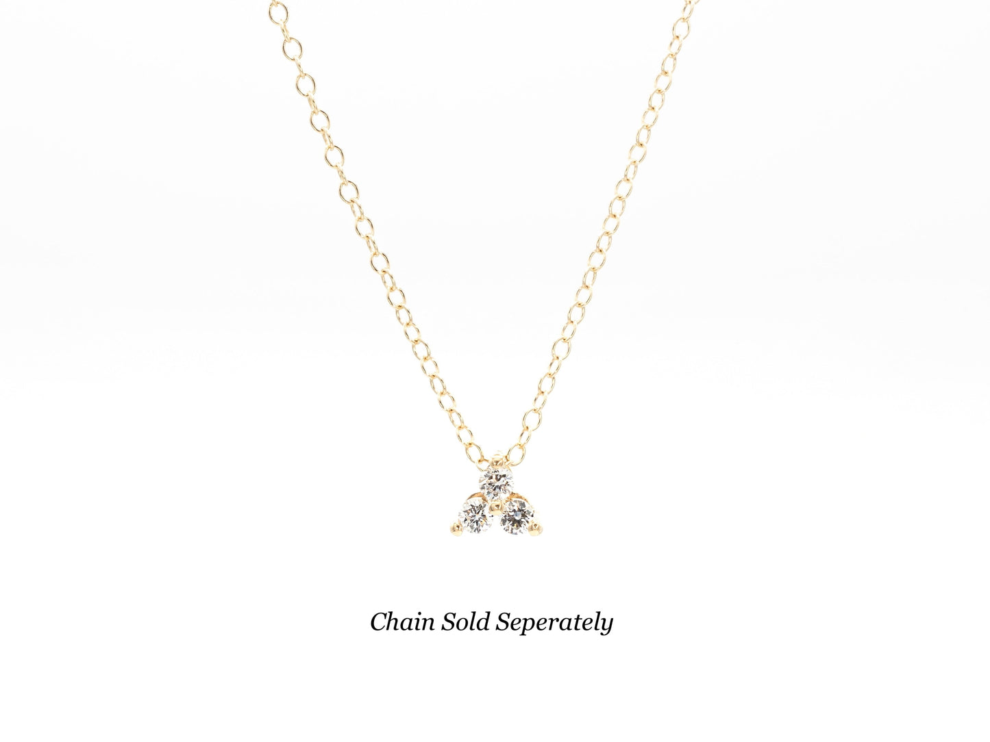 3-Stone Diamond Pendant