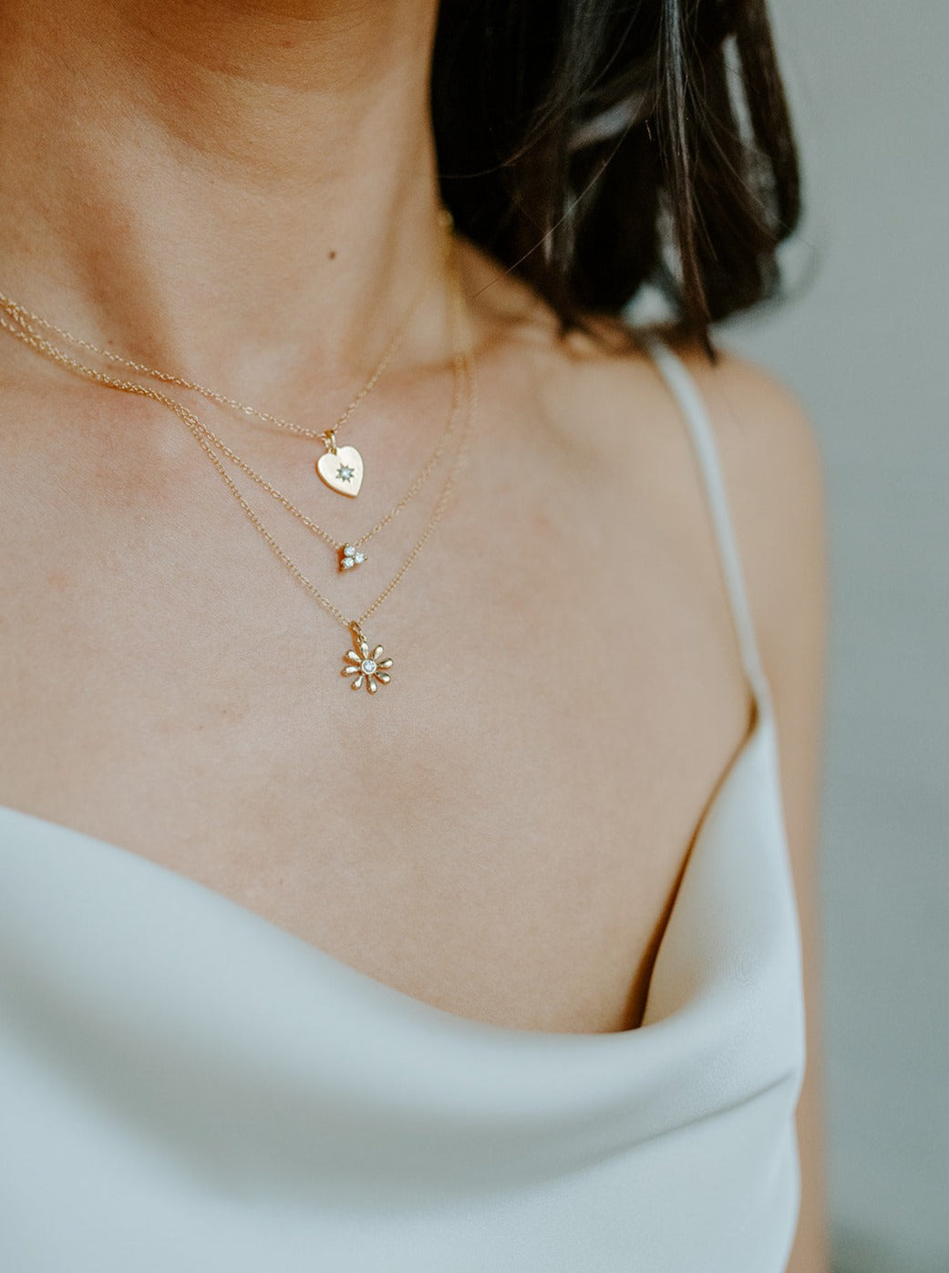 3-Stone Diamond Pendant