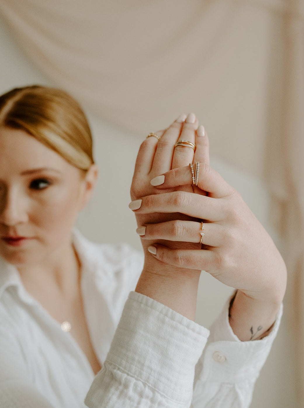 Twist Rope Stacking Ring