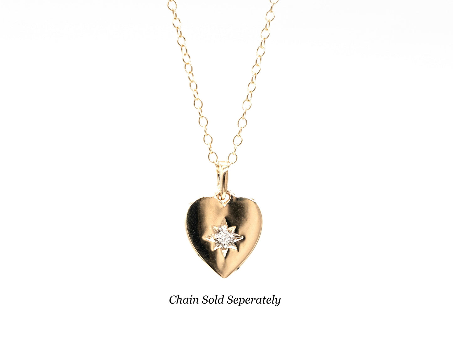 North Star Heart Pendant