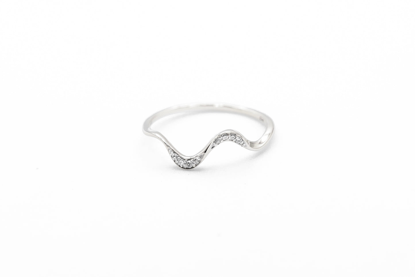 Diamond Wave Ring