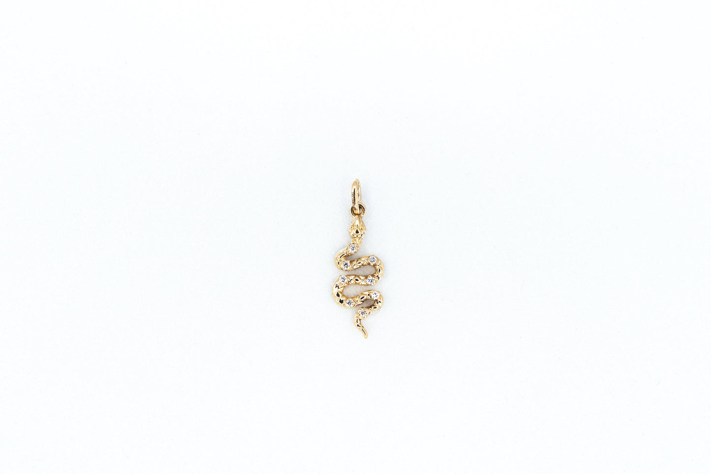 Snake Diamond Pendant