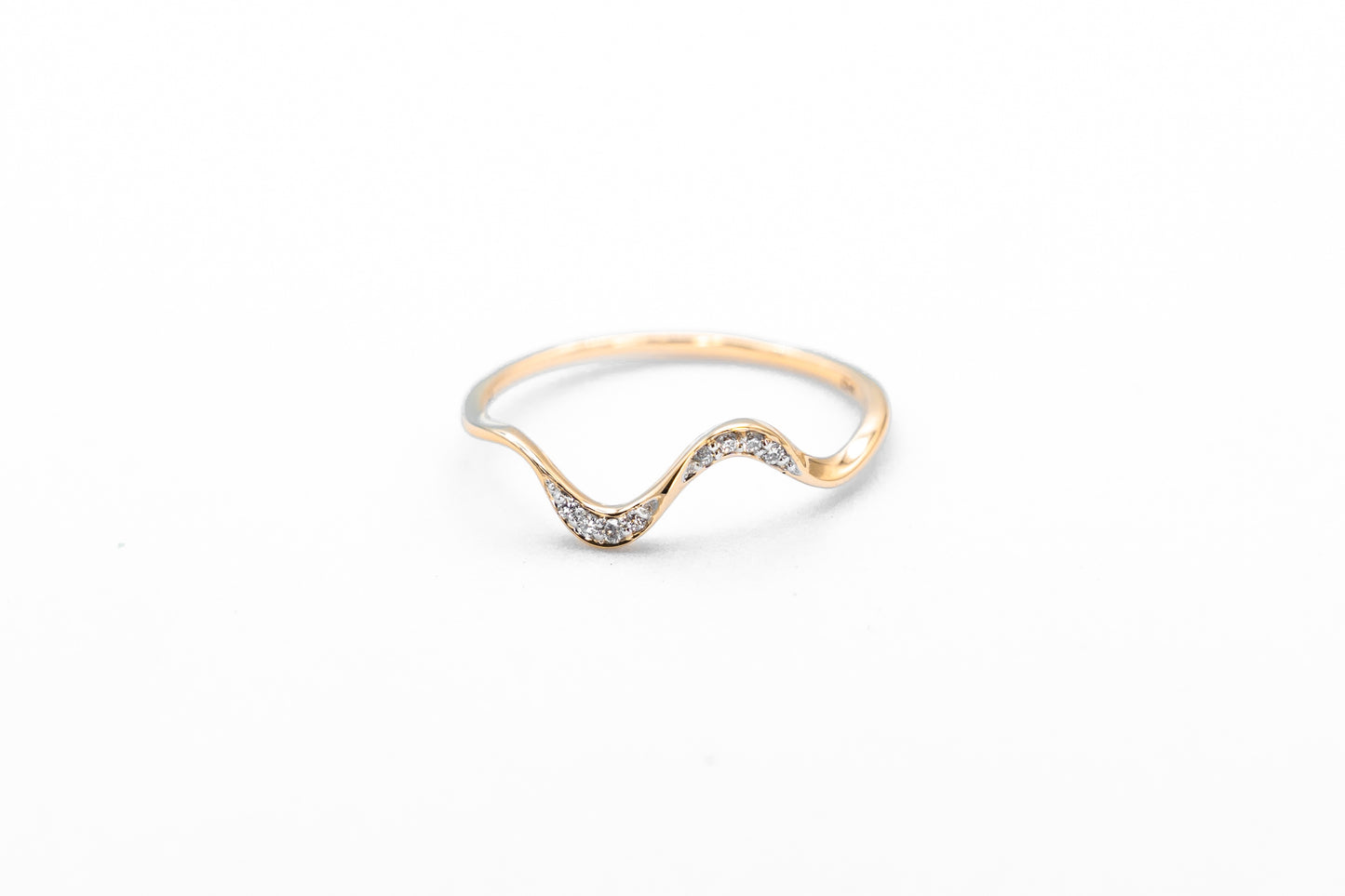 Diamond Wave Ring