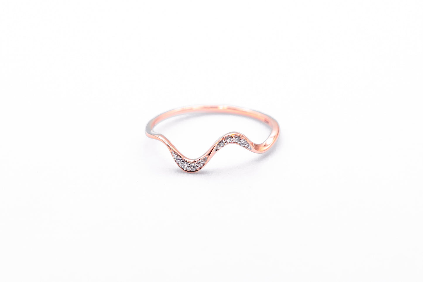 Diamond Wave Ring