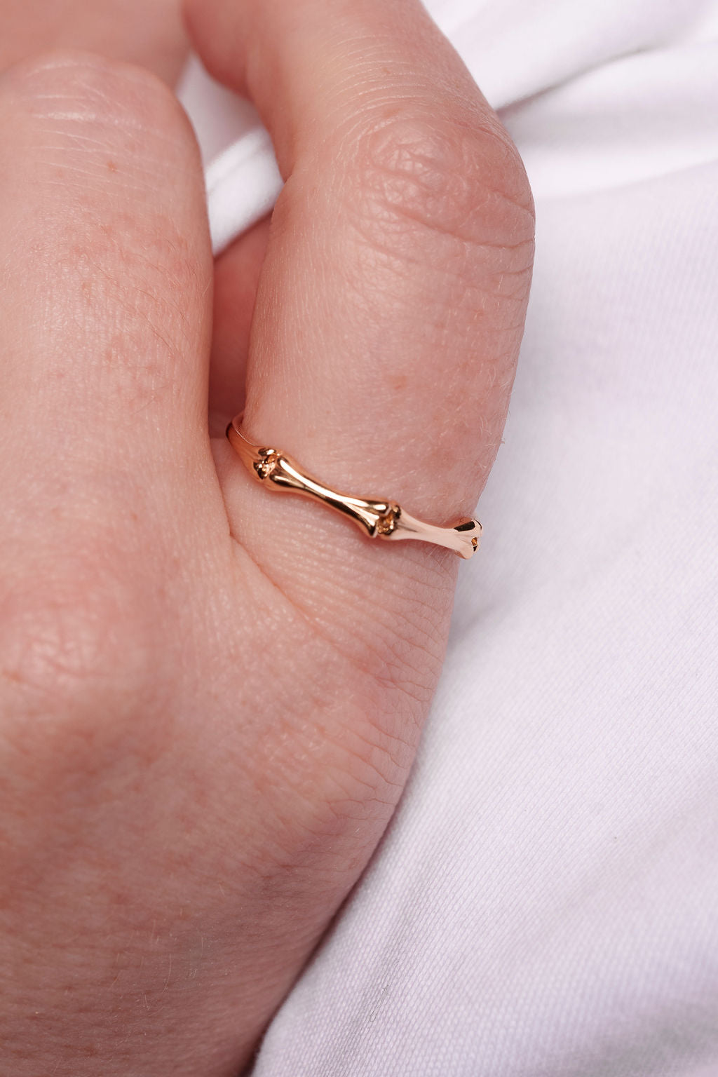Bones Gold Ring