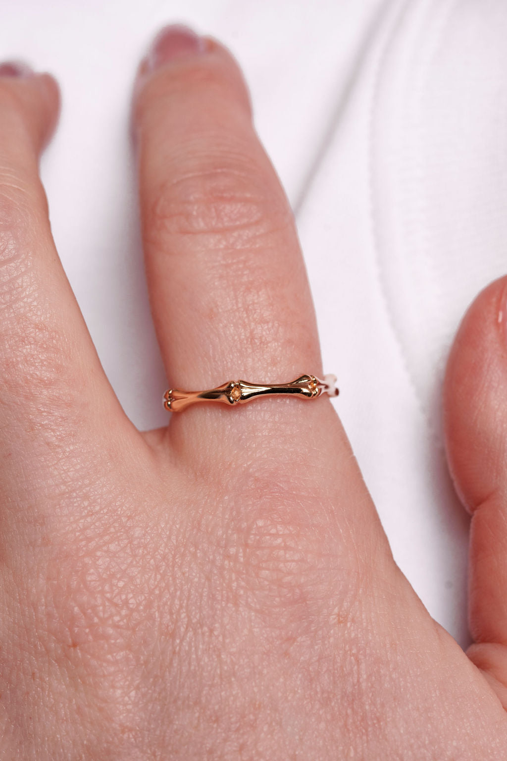 Bones Gold Ring